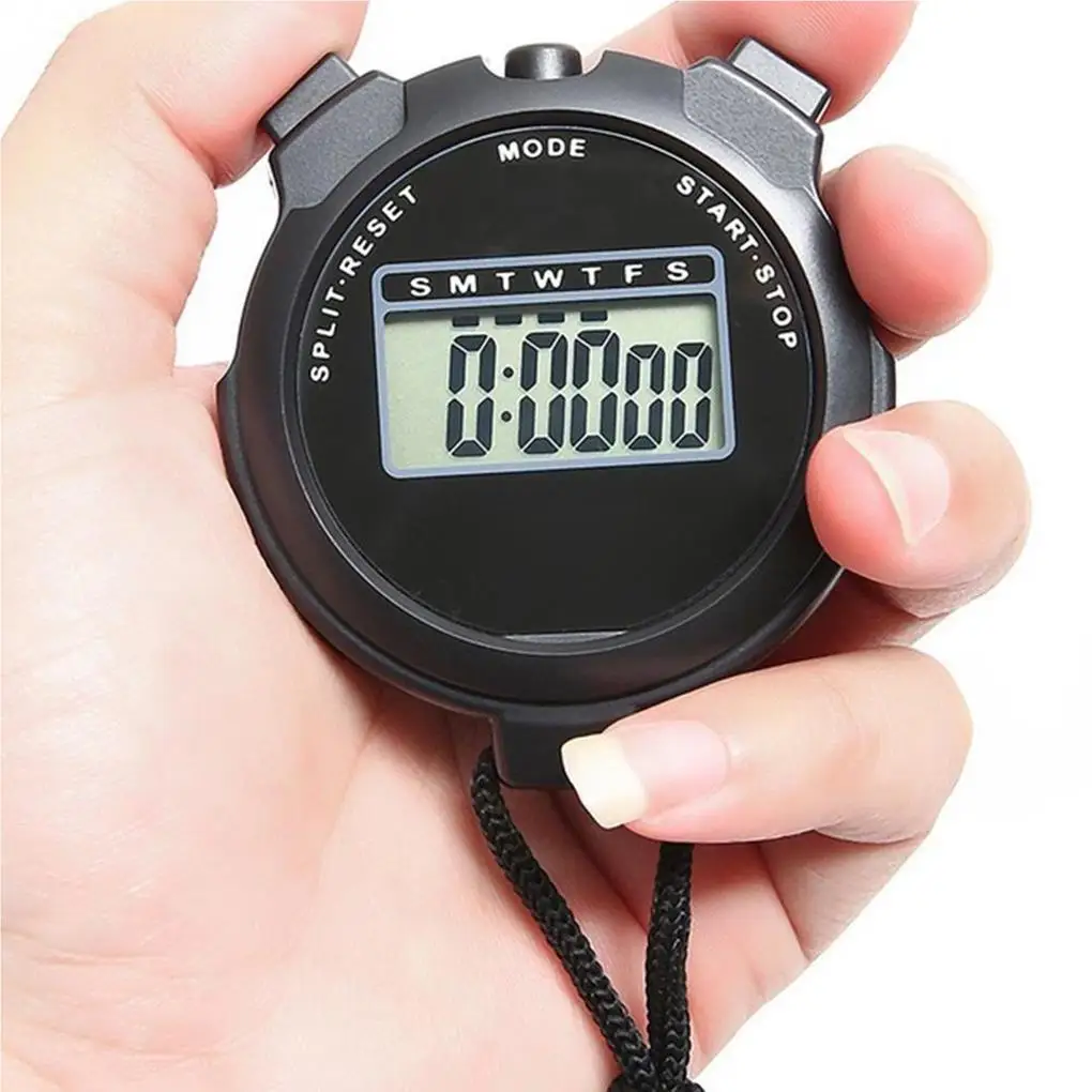 Digital Sport Stopwatch Fitness Timer Professional Timing Equipment High Precision Sports Timer Chronograph Devices