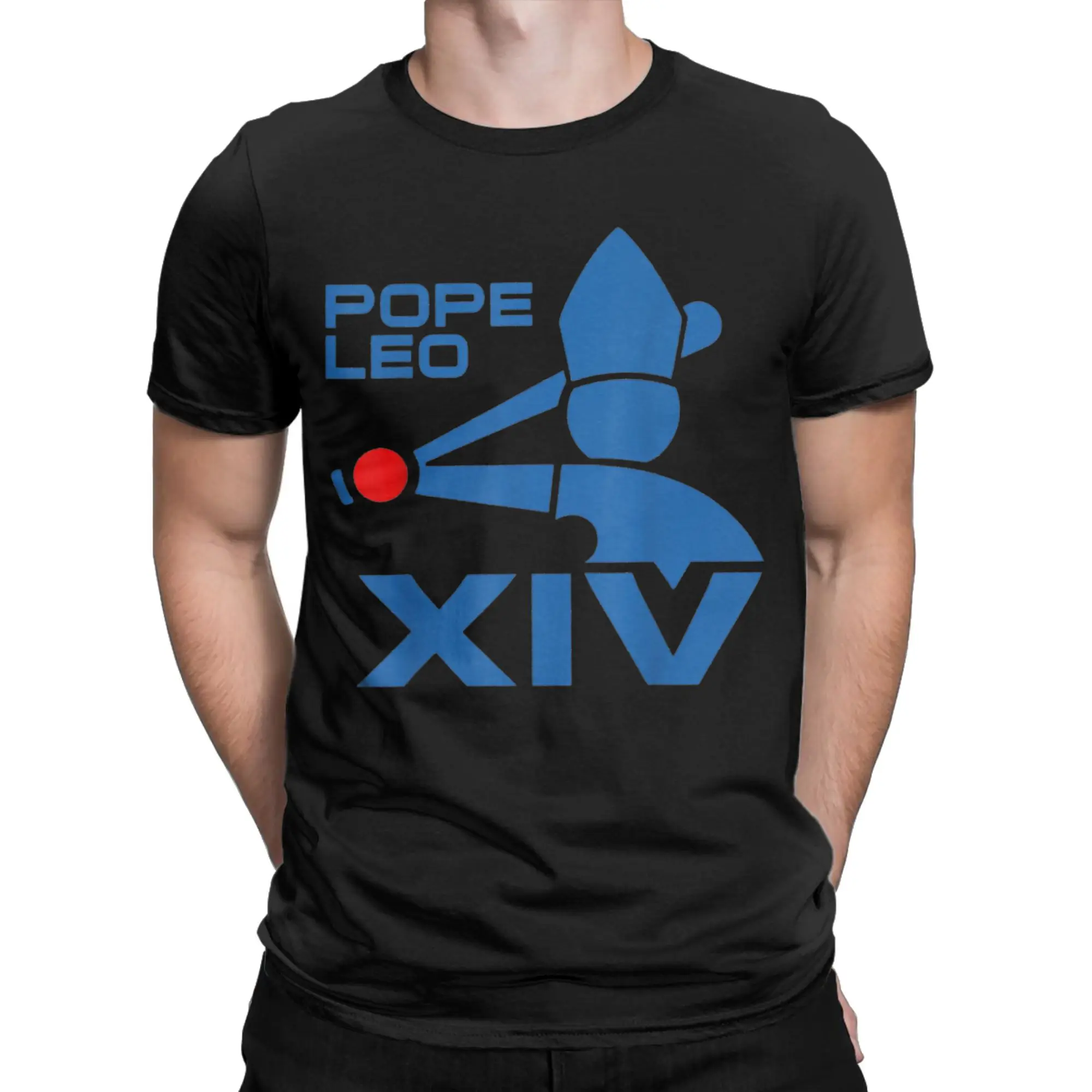 Camiseta para hombre Da Pope Leo XIV, camisetas de béisbol, camiseta Popular de verano, camisetas informales impresionantes de algodón puro, regalo