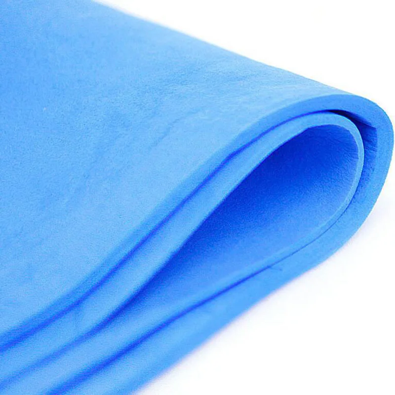 66x43CM PVA Soft Material Blue Purple Drying Bath Towel Multifunction Pet Towels Cat Dog Special Absorbent Towel Pet Supplies 25