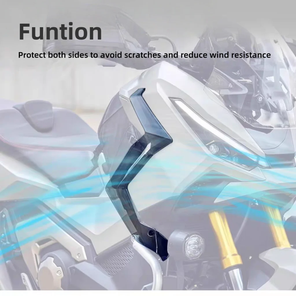 For Honda XADV750 modification Fairing parts side wind shield side air deflector side wing guard leg front windshield 2025