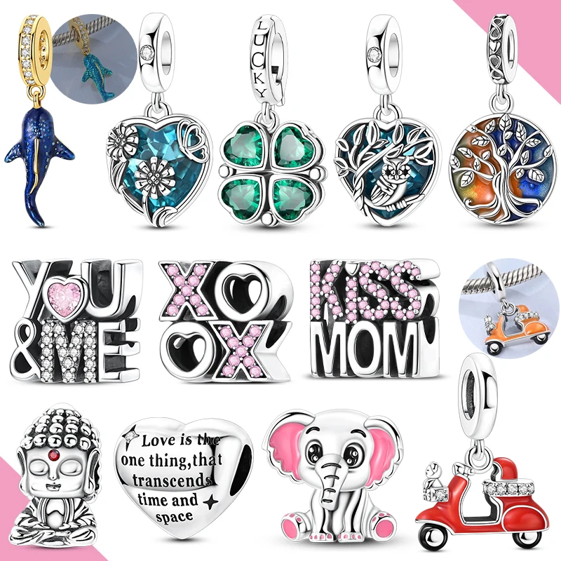 

Silver 925 Charm Fit Original Bracelet Making Pendant Beads For Woman Fashion Jewelry