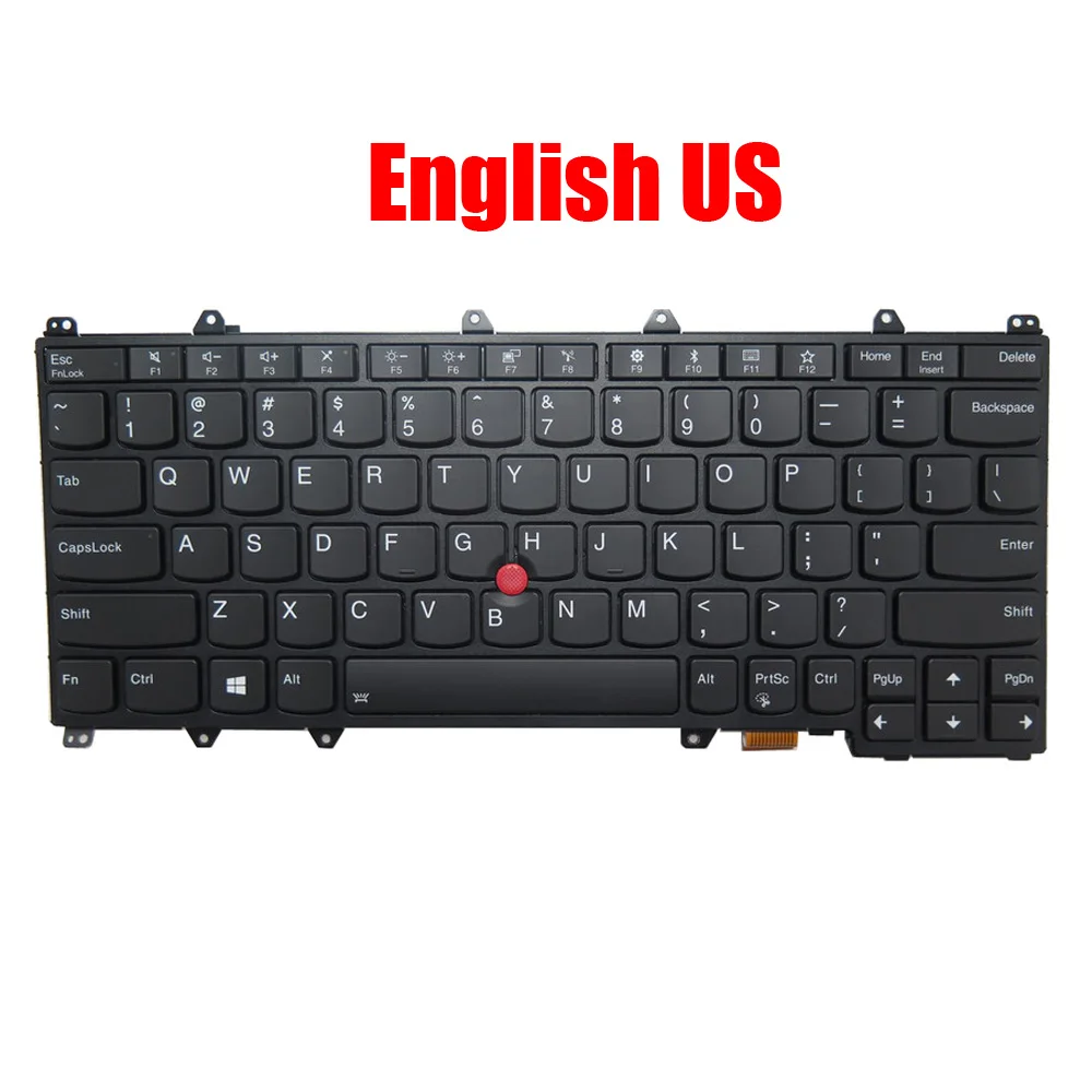 Laptop Keyboard For Lenovo For ThinkPad YOGA 370 X380 Yoga Yoga 260 English US United Kingdom UK With Backlit New