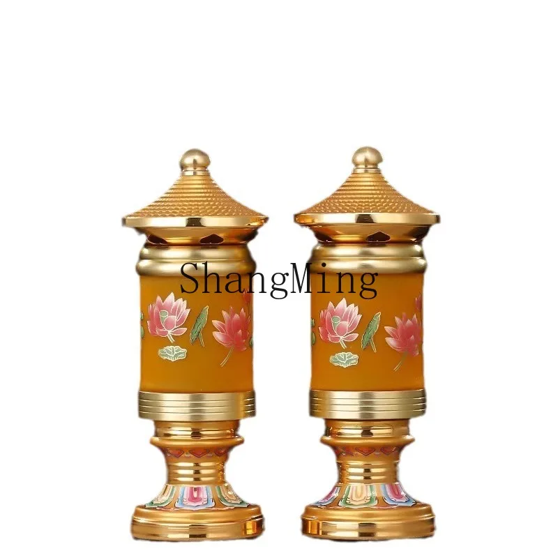 

PYH new lotus lamp household Buddha lamp led plug-in offering Bodhisattva temple Buddha lotus lamp