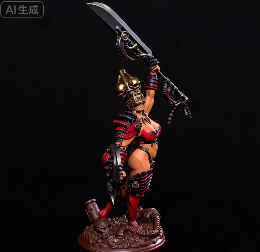 

The height of man 38mm 55mm Resin model kits colorless and self-assembled（3D Printing）TD-7165/3D