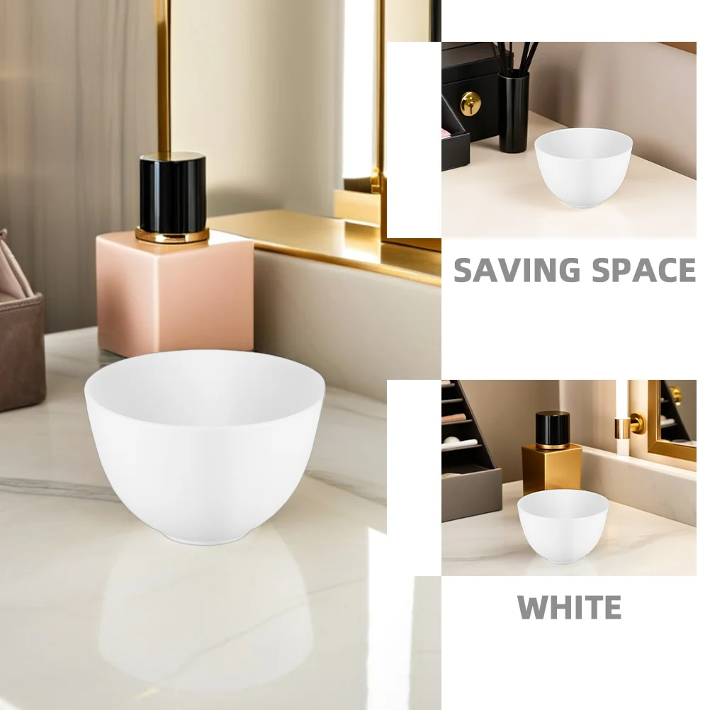 6Pcs Silicone Facial Mask Bowls Non Slip Base Easy Clean Stackable Face Mask Mixing Bowl Spa Beauty Salon Tool for DIY Skin Care