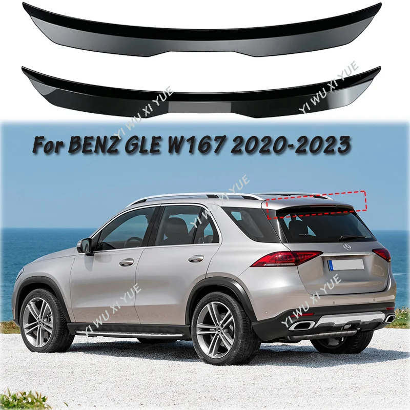 For Mercedes Benz W167 GLE Class 300 350 400 450 AMG 53/63 Car Rear Roof Spoiler Wing Rear Trunk Lip Tail Wing Spoiler Splitter