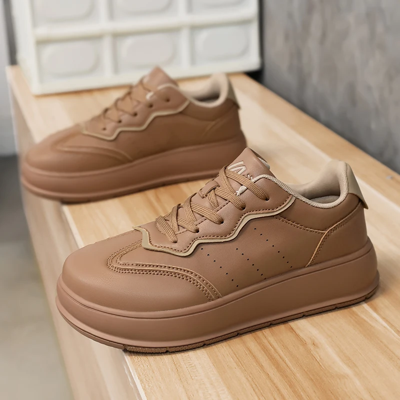 

New Flexible Widened Mens Sports Shoes Outdoor Elastic Comfortable Running Shoes Simple Versatile Daily Commuting Walking Shoes