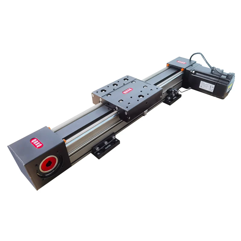 RXP80 حزام عالي السرعة مدفوع بالحركة الخطية نظام السكك الحديدية المنزلق خفيف الوزن المحرك الخطي لآلة التصنيع باستخدام الحاسب الآلي الشريحة الكهربائية