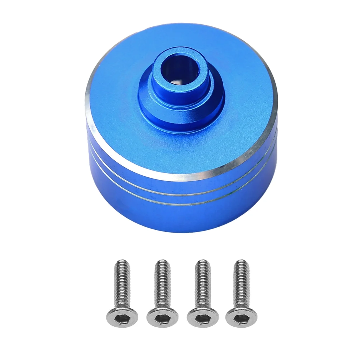 For TAMIYA XV-02 TT02D TT02 Universal Metal Front, Middle and Rear Universal Differential Case,Blue