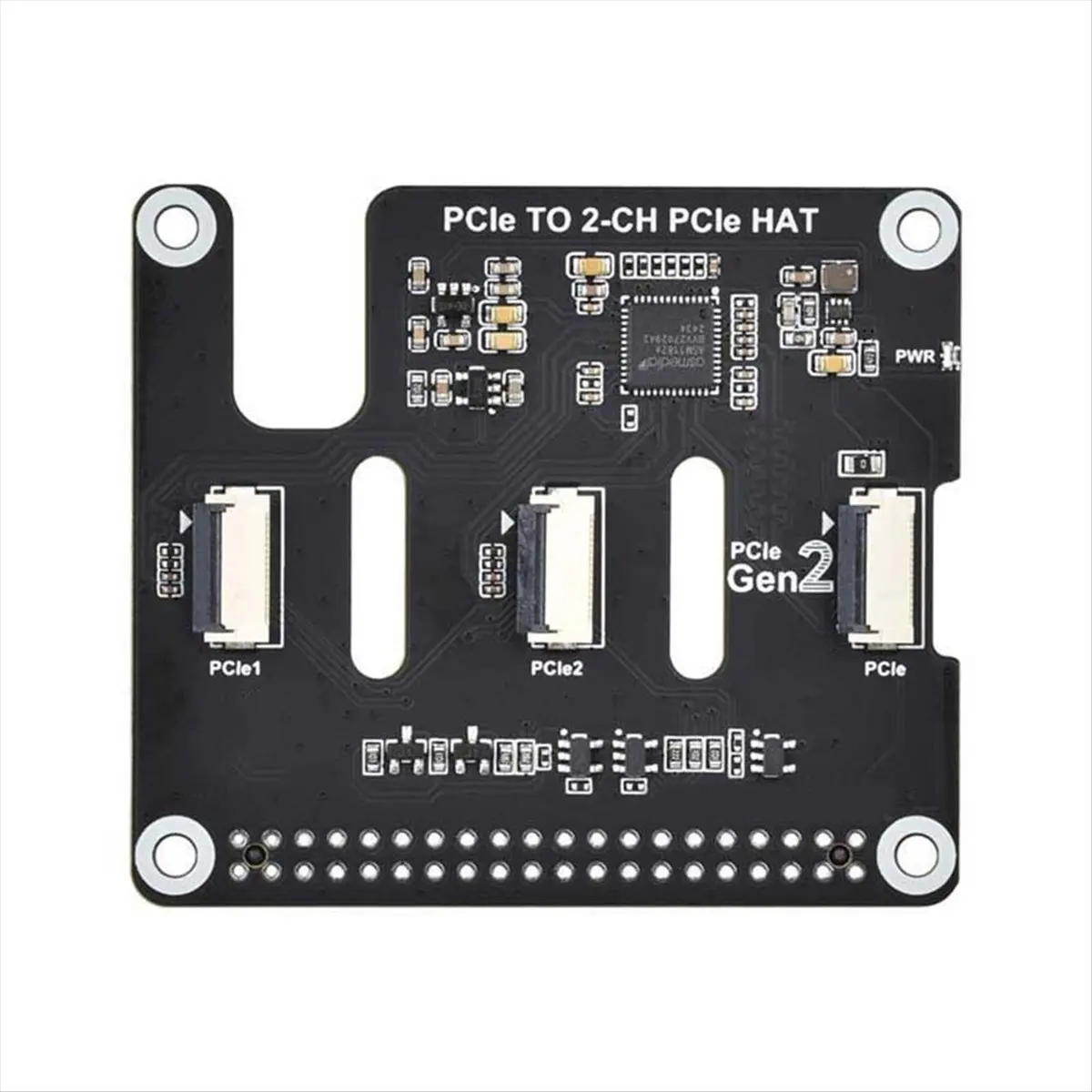 A85P For Raspberry Pi 5 PCIe to FFC Expansion Board Dual-Channel PCIe FFC Expansion Board for High-Speed Performance
