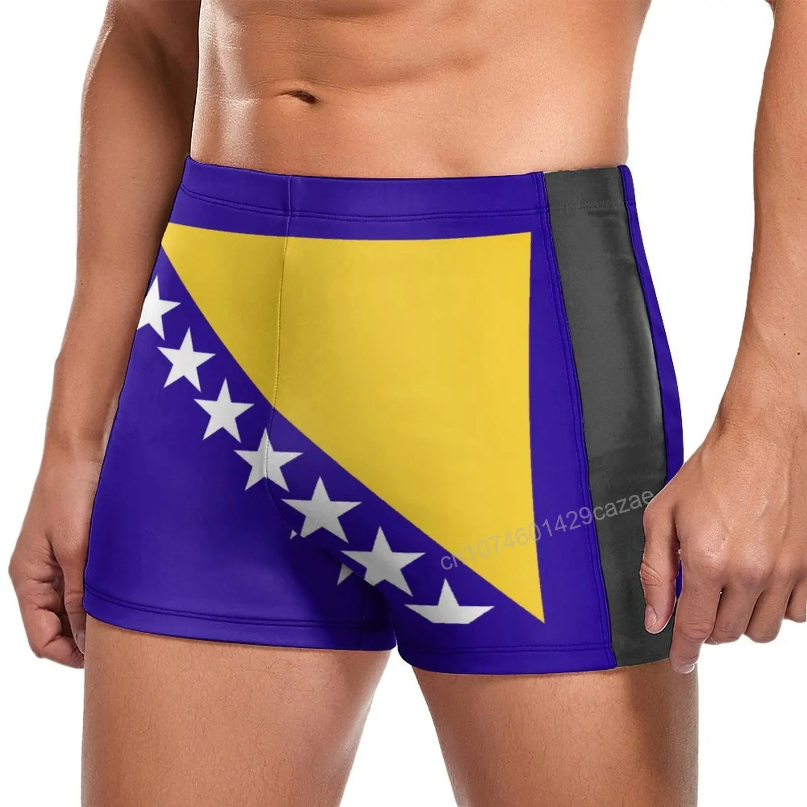 Costume da bagno bandiera della Bosnia ed erzegovina pantaloncini ad asciugatura rapida per uomo Swim Beach Short Summer Gift