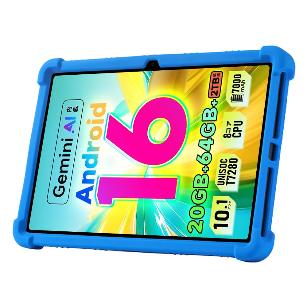 Compatible with the Wpawa HT10-A Tablet Case, 10.1-inch, Child-Friendly  Silicone Adjustable Stand Cover Soft