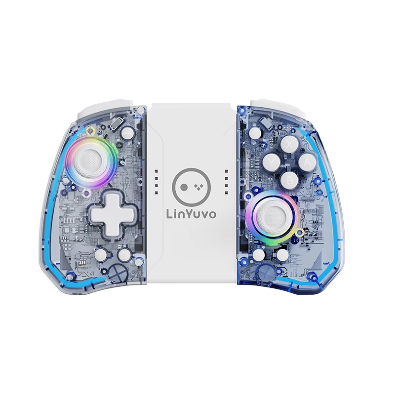 LinYuvo New Transparent BT controller With Custom Macro Programming  and  for Switch KS 40