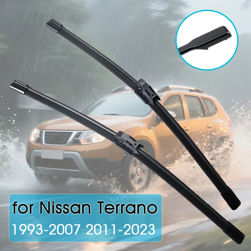 

KOSOO для Nissan Terrano 2 II 1992-2007 Terrano 2011-2023, щетка стеклоочистителя автомобиля, передние дворники, щетки стеклоочистителя ветрового стекла