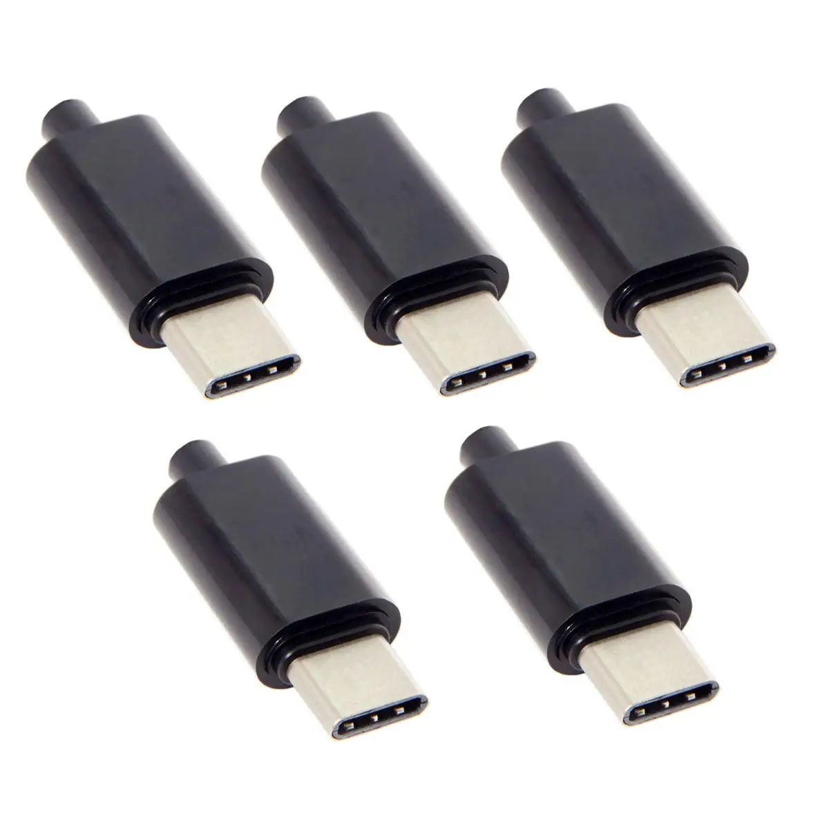 CYSM Xiwai 5pcs/lot Black Housing Cove DIY 24pin Type C OTG Host Type 5.1k Resistor