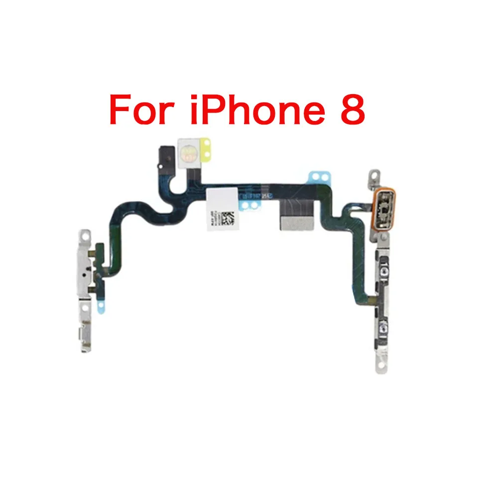 Volume Button Control Mute Connector Flex Cable For iPhone 6 6P 6s 7 8 Plus X XR XS Max Replacement Parts