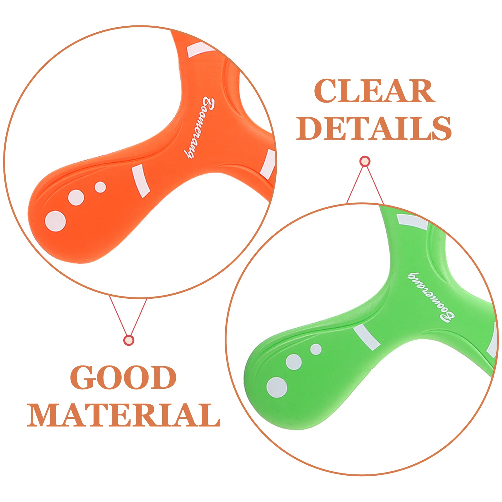 

2 pcs Soft Boomerang Toy for Kids Outdoor Play Sports Flying Disc Thickened EVA Triangle Shape Bright Colors Lawn for Children