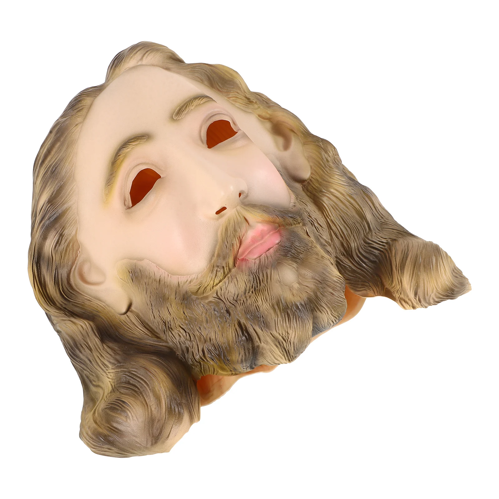 

Jesus Headgear Christmas mask Realistic Masquerade Party Costume Novelty Festive Props Soft Material Unique Design