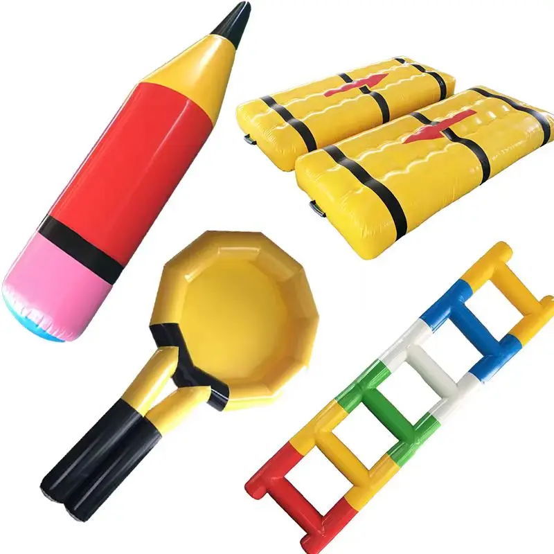 Gran oferta de portería de fútbol inflable, portería de entrenamiento de PVC, juegos deportivos, portería de fútbol, juegos inflables de construcción de equipos