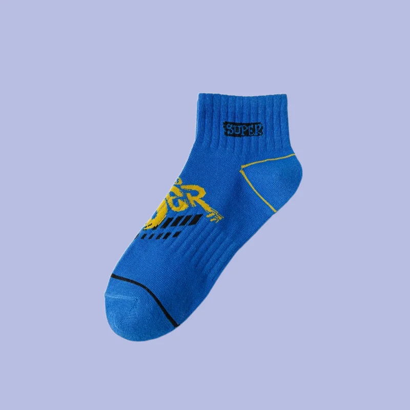 Chaussettes de dehors Fines en Coton pour Homme, Absorbant la Sueur, Nouvelle Collection Printemps et Été, Chim5/10, 2024 Paires