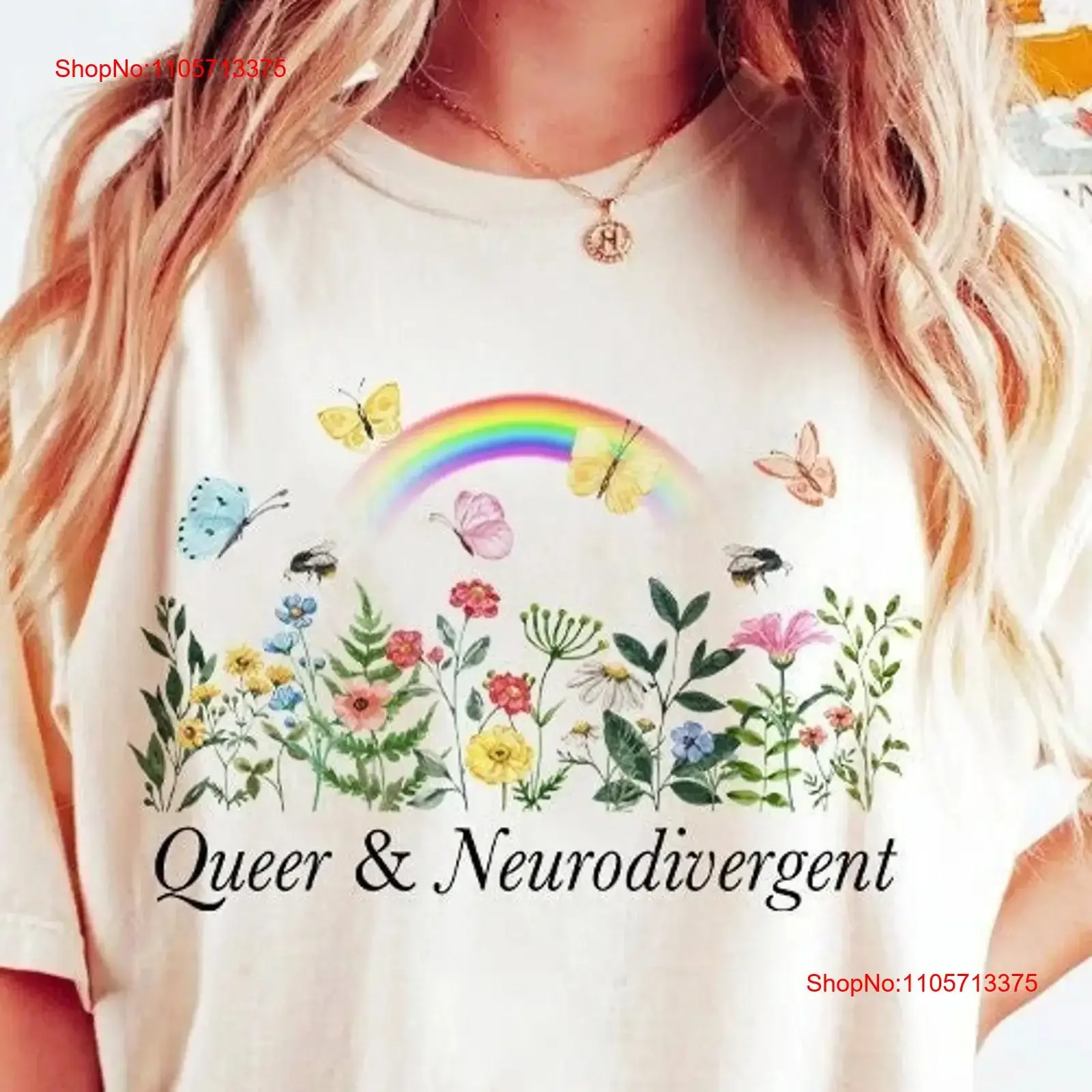 Queer neurodiversity shirt neuroqueer audhd autism infinity owned business acceptance lgbtq pride vintage Washed homme