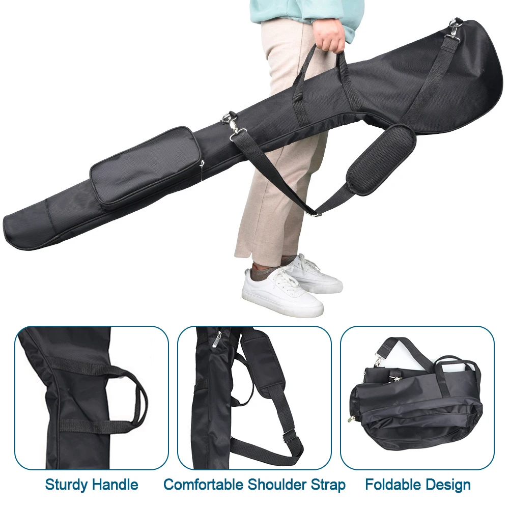 Folding Golf Travel Bag Nylon Golf Carry Bag Collapsible Golf Storage Bag with Shoulder Straps