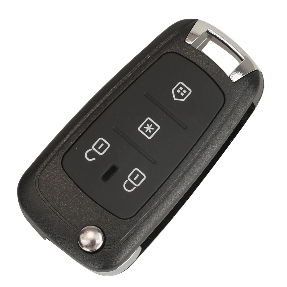 jingyuqin 10PCS/Lot Folding Remote Car Key Shell For Brazil Positron For Fiat 4Buttons Without Blade Case Cover Replacement