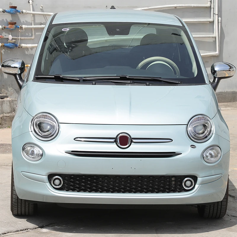 Für Fiat 500 Rückspiegelabdeckung, Schutzgehäuse für Auto-Seitenrückspiegel, Dekorative Abdeckung, ABS (Modifizierte Version) 2016-2023 – Detail 30