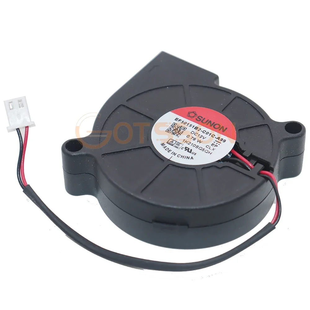 Marka oryginalna Sunon EF50151B2-C01C-A99 DC 12V 0,78W 50*15MM 5CM dmuchawa wentylator chłodzący