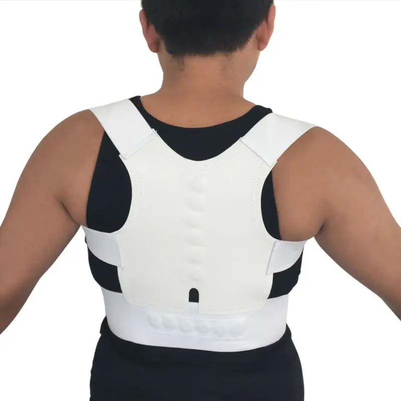 Corset Back Correction Magnetic Posture Corrector Straight Shoulder Brace Lumbar Support Pain Relief for Child Adult Women Men