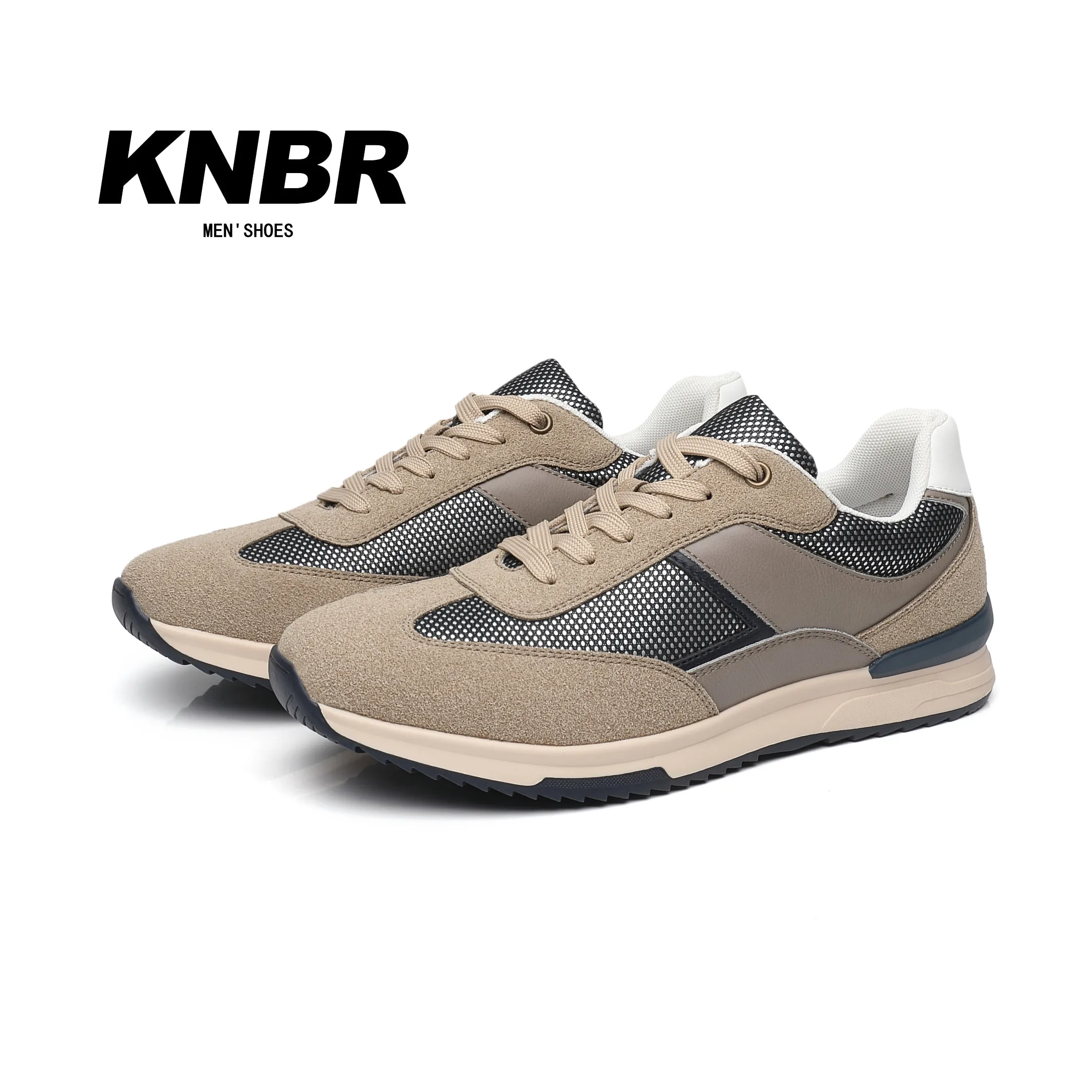 KNBR Sneakers Casual 2024 scarpe da ginnastica da uomo scarpe comode in pelle per camminare escursionismo Jogging Sport uomo scarpe da ginnastica