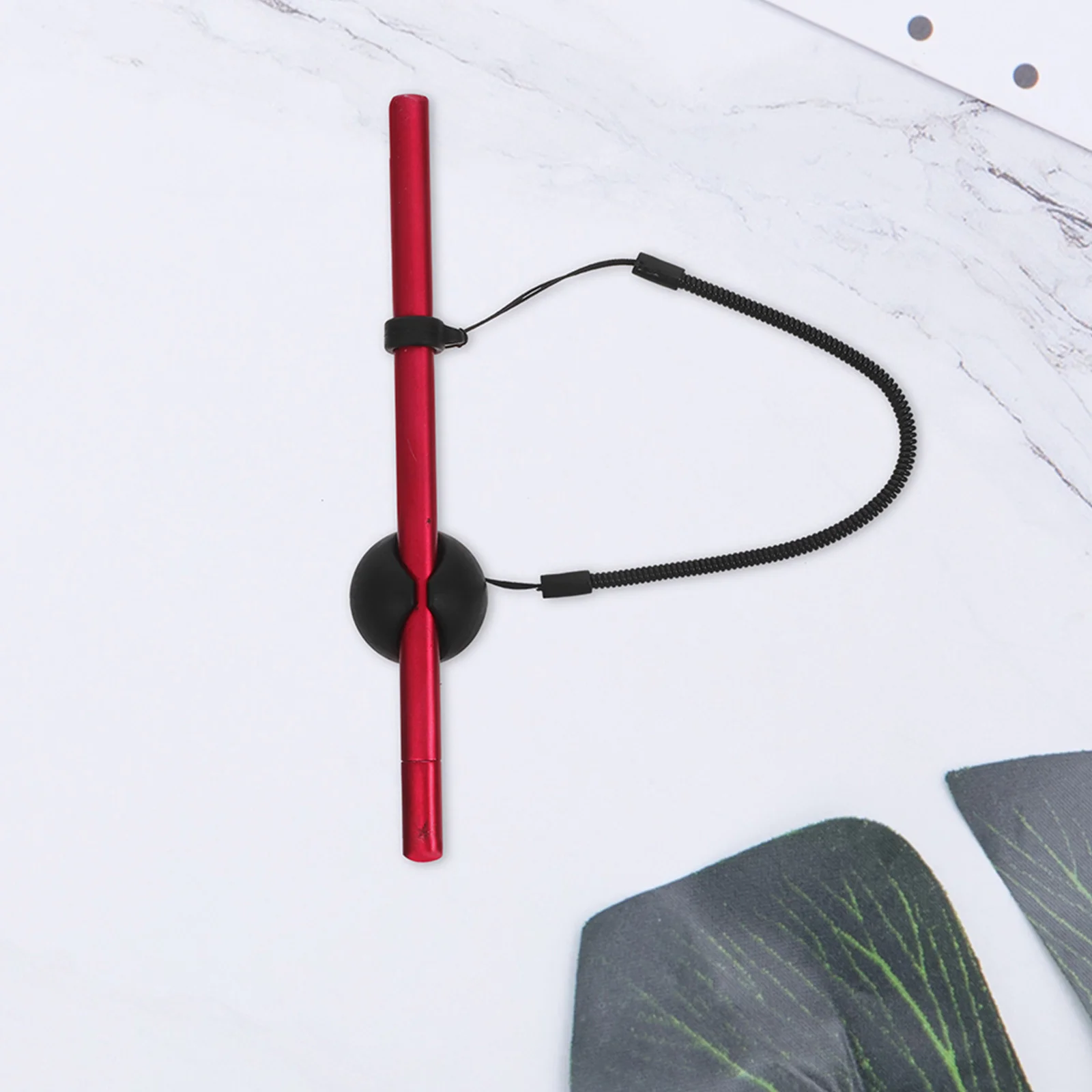 10 Pcs Lanyards Ballpoint Pen Base Counter Holder Anti Theft Stand Holders Display Chain Black for