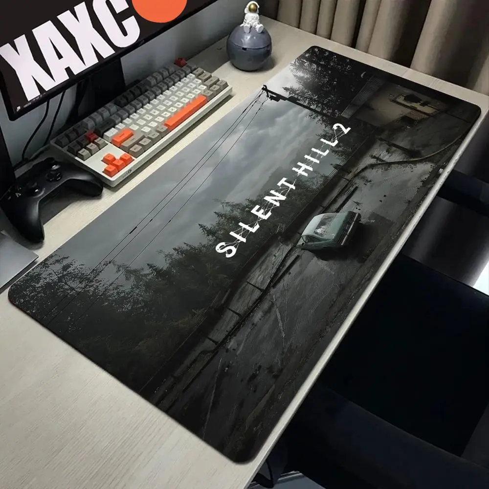 

S_silent Hill 2 Mouse Pad Floor Mat Mousepad Large Gaming Compute Gamer PC Keyboard Mouses Mat XXL 900x400x3mm mouse pad