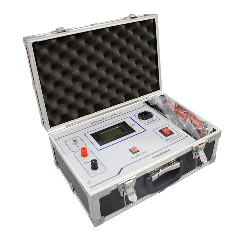 

HZJS-3kV Lightning Arrester Leakage Ammeter Stroke Counter Test Equipment 3kV Discharge Tester