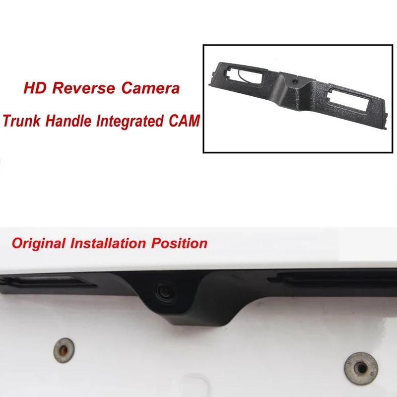 Car Rear Trunk Lid Camera For Jeep Compass Longitude 2017 2018 Trunk Switch Cover Camera Reverse Backup Dynamic Track