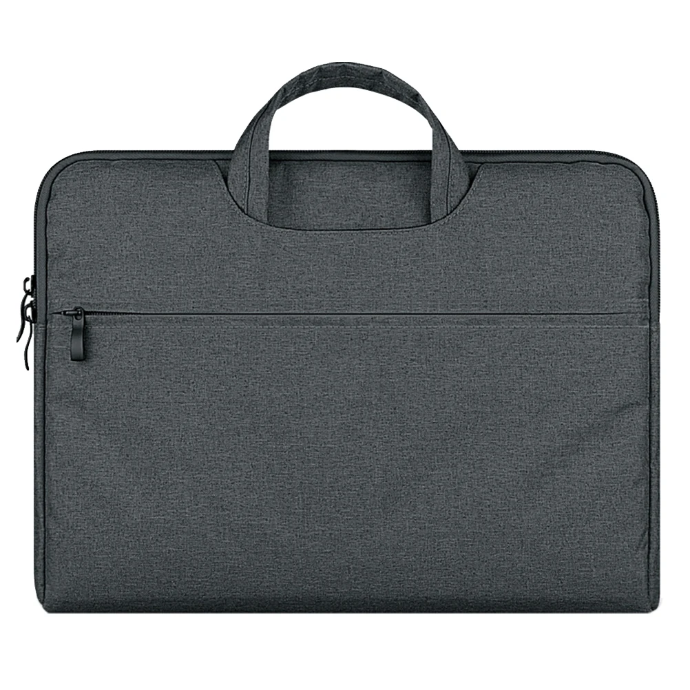 

11.6 Inches Laptop Bag Dark Gray Durable Cloth Material Shockproof Protective Sleeve For 12 Notebook Organizer