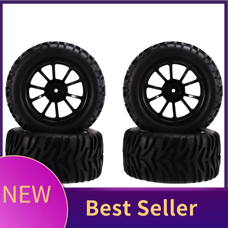 

B46C 128MM 1/10 RC Monster-Truck Buggy-Tire Tyre Wheel Foam Inserts 12Mm Hex For Traxxas/Arrm /Redcat/HSP/HPI/Tamiya/Kyosho