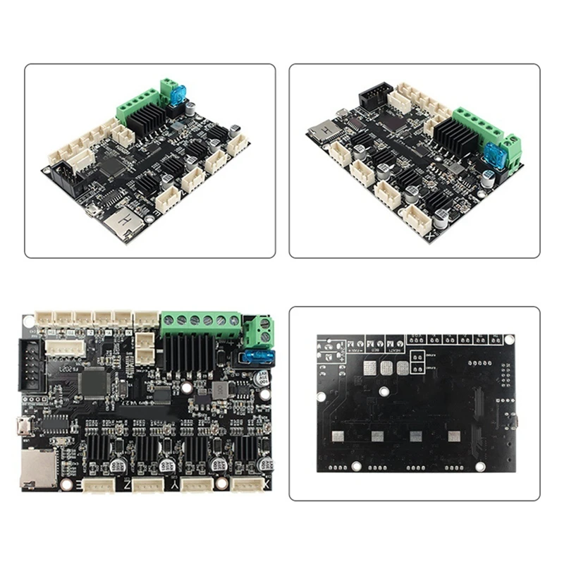 Papan Utama senyap untuk bagian Printer 3D untuk aksesori Printer 3D 32-Bit TMC2208 V4.2.7 Motherboard senyap untuk Ender-5V4.2.7