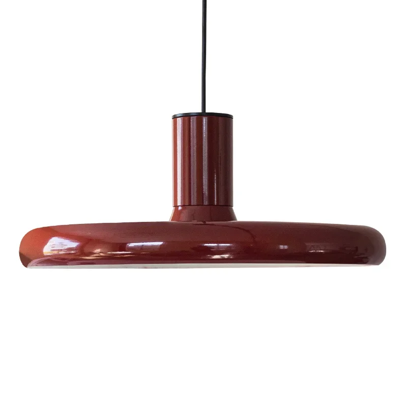 

Nordic retro restaurant ufo chandelier, red frisbee 60's bar light designer living room