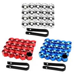 Nut Caps For Tires Wheel Bolt Nut Covers Caps Set 20 Pcs Tire Nut Covers With Removal Tool Replacement Dust Cover 17mm 19mm 21mm