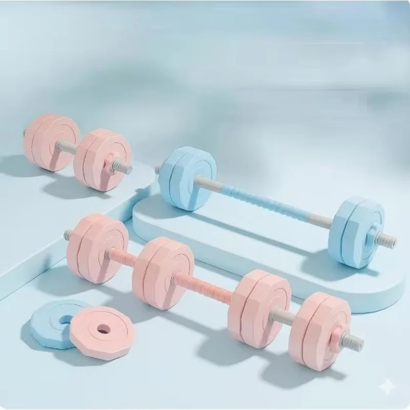 

Женский портативный набор гантелей розового цвета, прочная конструкция, для домашних тренировок, популярная модель, 40 кг