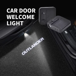 HD LED For Mitsubishi Outlander Logo Ralli Art EVO ASX Pajero Galant Lancer Car Door Courtesy Light HD Projector Welcome Lamp