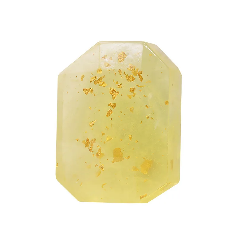 

Сувенирное мыло для снятия макияжа, очищающая ванна, эфирное масло ручной работы, мыло с сусальным золотом