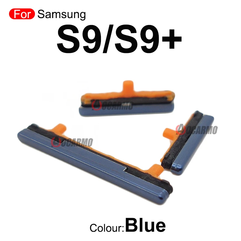 Side Buttons For Samsung Galaxy S9 Plus S9+ Power On Off Volume Key Button Replacement Repair Parts