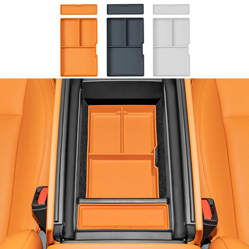 

Автомобильный подлокотник, ящик для хранения, подходит для Xiaomi YU7 2025 2026, нижний ящик для хранения центральной консоли, аксессуары для внутреннего ящика для хранения