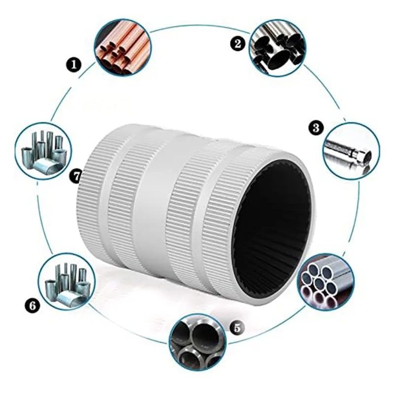 

VEHO-1 PCS Pipe And Tubing Reamer Pipe Reamer Reamer Tube Deburr Chamfer Tube 5/16In-2 1/8In Inner/Outer