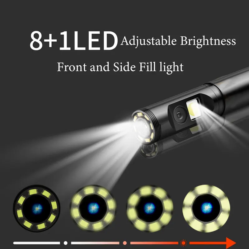 Automatical Rotary Endoscope Camera 360 Degree Turn Around Camara Endoscopica Car Engine Non Harm Inspection Endoskop Kamera Hot