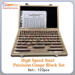 122 pcs,Block Gauge Set,0 /1 Grade,High Speed Steel ,Tools for Carpenter,Inspection and Measurement,Custom Gauge Available