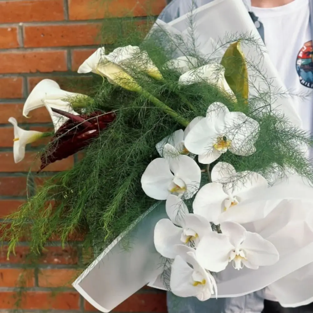 100cm Artificial Reed Grass Branches Real Touch Handmade Simulation Reed Grass Plants Elegant Realistic Fake Green Plants