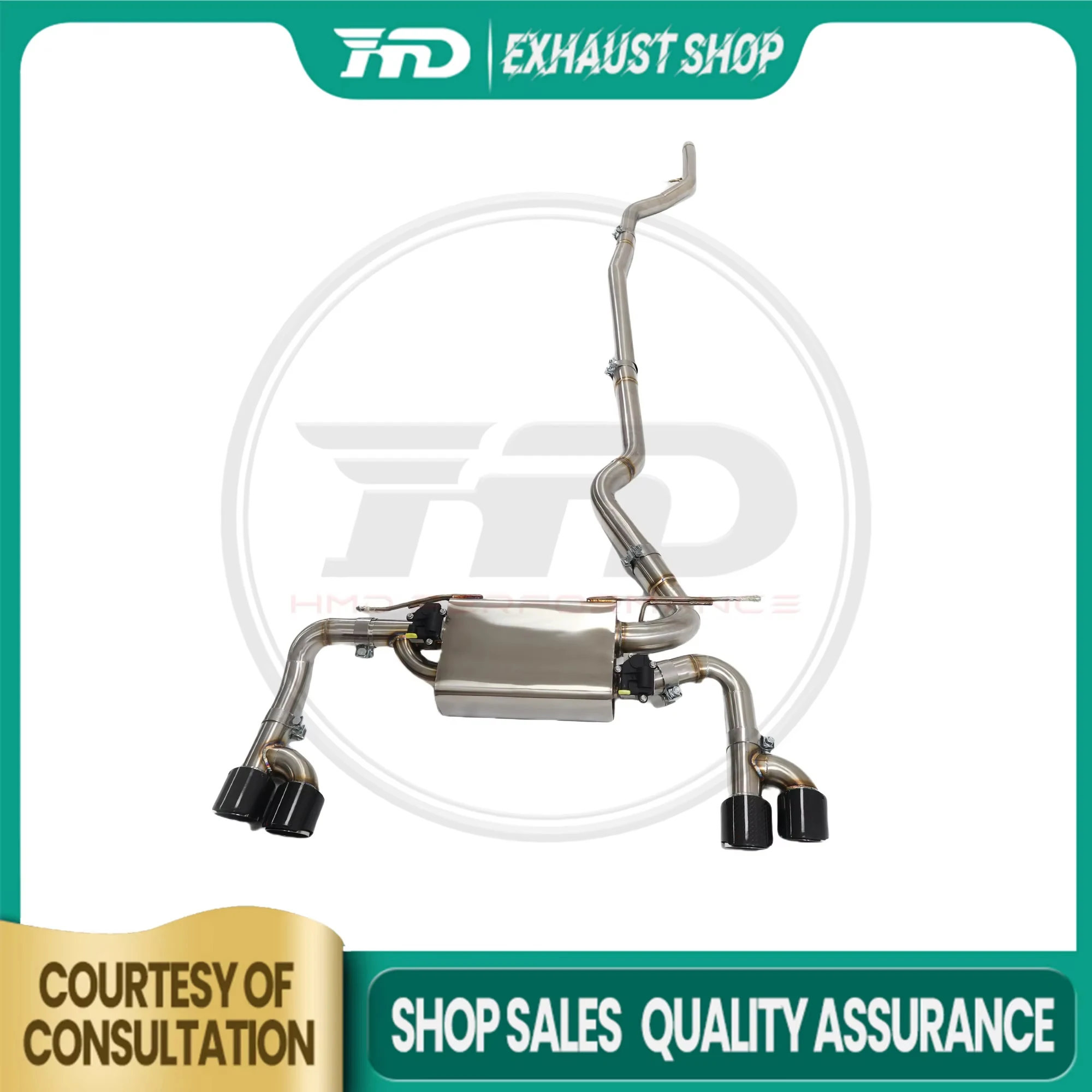 

﻿ Высококачественная выхлопная система Catback для BMW 328i N20 из нержавеющей стали SS304 с электронным клапаном, неразрушающая установка, насадка на глушитель